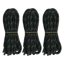 3 pairs 5mm Thick Heavy duty Round Hiking Work Boot Shoe laces Strings M... - $8.95