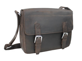 Vagarant Traveler Full Grain Cowhide Leather Casual Messenger Bag L60.Da... - £149.47 GBP