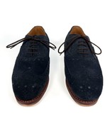 Meermin Mallorca Goodyear Welted Blue Suede Wingtip Shoes Size 5.5UK 6.5... - £82.66 GBP