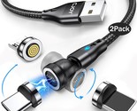 7Pin Magnetic Charging Cable (2Pack, 3.3/6.6Ft), 360&amp;180Magnetic Fast Ch... - $25.99