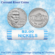 2026-P Semiquincentenial 1776~2026 Nickels 1  BU OBW ROLL  - $23.72
