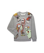 Nightmare Before Christmas Boys Graphic Print Sweatshirt - Size MEDIUM (8) - $212.39 MXN