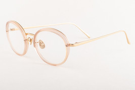 Linda Farrow 176 C9 Clear Gold Oval Eyeglasses LFL176 C9 46mm - £189.08 GBP