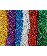 144 6 Bright Colors Mardi Gras Gra Beads Necklaces Party Favors Huge Lot... - $565.67 MXN