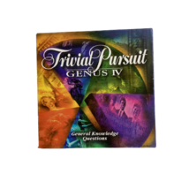 Trivial Pursuit Genus IV Master Edition Game General Knowledge Questions - £14.96 GBP