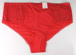 Auden Glatt Mikro Frecher Weich Seidig 4X (28-30) Plus Unterwäsche Reif Rot - $7.97