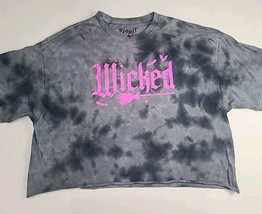 Spirit Tie Dye Wicked Crop Top Halloween Womens Size XL T Shirt - £8.15 GBP