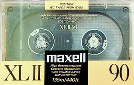 Maxwell Xl Ii Hr Blank Audio Cassette Tape - 90 Minutes - New, Sealed - £6.63 GBP