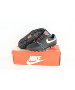 NOS Vtg 90s Nike Rio FG Soccer Cleats Boots Black Blue Leather Womens 7 ... - $52.88 CAD