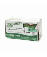 EcoSafe 2.6 Gallon Compostable EcoBio Bags, 25-Count - $375.15 MXN