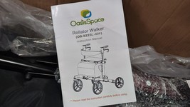 Oasispace Large Rollator Walker OS-28KLD-RW-9223L up to 450LBS - $132.05