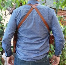 Fits Ruger SP101 357 Mag 2.25”BBL Shoulder Holster Double Speed Loader #1497# RH image 5