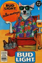 Spuds Spud Mackenzie Bud Budweiser Beer Poster Print on Metal Sign 12x8i... - €21,35 EUR