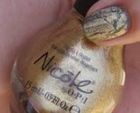 OPI Nail Polish Laquer Gold texture NI 376 Nicole - £8.38 GBP