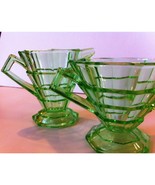 Antique 1920&#39;s Era Indiana Glass Co &quot;TEA ROOM&quot; Sugar &amp; Creamer Set, Patt... - £51.68 GBP