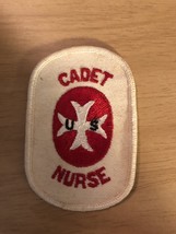 Original WW2 Vintage1940&#39;s US Cadet Nurse Patch  on White Twill - $11.55