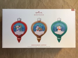 Hallmark 2019 Set Of 3 Magic Music Lights Ornaments Snow Buddies New Ship Free - £103.14 GBP