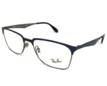 Ray-Ban Eyeglasses Frames RB 6344 2863 Navy Blue Grey Square Full Rim 54... - $93.42