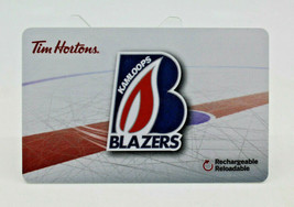 Tim Hortons 2018 Gift Card Kamloops Blazers Logo Limited Edition Zero Ba... - $10.84