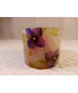 The White Barn Candle Co Purple Hydrangea Flower Holder &amp; Scented Candle 3&quot; - £11.00 GBP