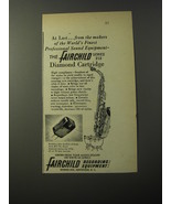 1953 Fairchild Series 215 Diamond Cartridge Advertisement - £14.55 GBP