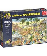 NEW Jumbo Jigsaw Puzzle 1500 Pieces 19059 Jan van Haasteren The Oasis - $47.71 CAD