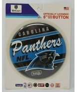 Vintage Carolina Panthers NFL 6&quot; Wincraft Button USA HTF - $20.20 CAD