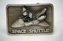 Old Vintage 1980 3D SPACE SHUTTLE NASA Belt Buckle The Buckle Connection... - £22.92 GBP