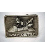 Old Vintage 1980 3D SPACE SHUTTLE NASA Belt Buckle The Buckle Connection... - £23.64 GBP