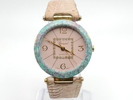 Peniel Quartz Watch Women New Battery Pink Dial Round 30mm - $19.99