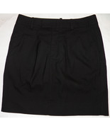 GAP Black Skirt Size 0 Stretch Lined Short Pleated - £12.10 GBP