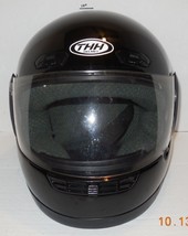 THH Black Motorcycle Helmet Medium DOT Approved Snell M95 - £56.00 GBP