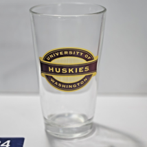 University of Washington Huskies Beer Glass 16oz  5 7/8&quot; tall - £7.42 GBP