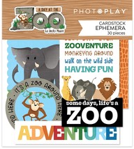 A Day At The Zoo Ephemera Cardstock Die-Cuts-  - £16.37 GBP