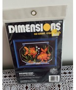 Dimensions No Count Cross Stitch  Kit 6655 Goldfish Bowl 5 x 7 Inch  Bra... - £9.88 GBP