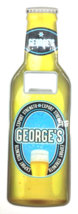 Georges George Gift Idea Fathers Day Personalised Magnetic Bottle Opener ⭐⭐⭐⭐⭐ - £5.91 GBP