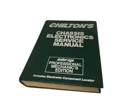 Chilton&#39;s 1989 Chassis Electronics Service Manual 7857 - £30.29 GBP