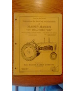 Operators book for - Massey-Harris model 30 tractor ... original 1948 MH... - $34.95