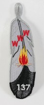 Vintage OA WWW Order Arrow Colonneh Gray 137 Feather Boy Scout BSA Camp ... - $11.69