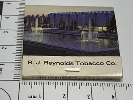 Vintage Feature Matchbook Cover R.J. Reynolds Tobacco Co Whitaker Park Plant gmg - £31.11 GBP