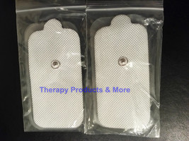 XL Replacement Massage Pads (4) Rectangular for TENS Pain Relief Devices - £9.88 GBP