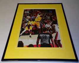 Lebron James Lakers DUNK Framed 11x14 Photo Display - £27.68 GBP
