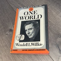 One World by Wendell L Willkie- Pocket Books Paperback - £3.51 GBP