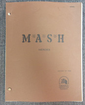 MASH: HEROES Original 1982 Television Script By Thad Mumford &amp; Dan Wilcox - £60.96 GBP