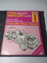 Ford Escort / Mercury Lynx 1981-1985 Haynes Publications Repair Manual Book - $5.93