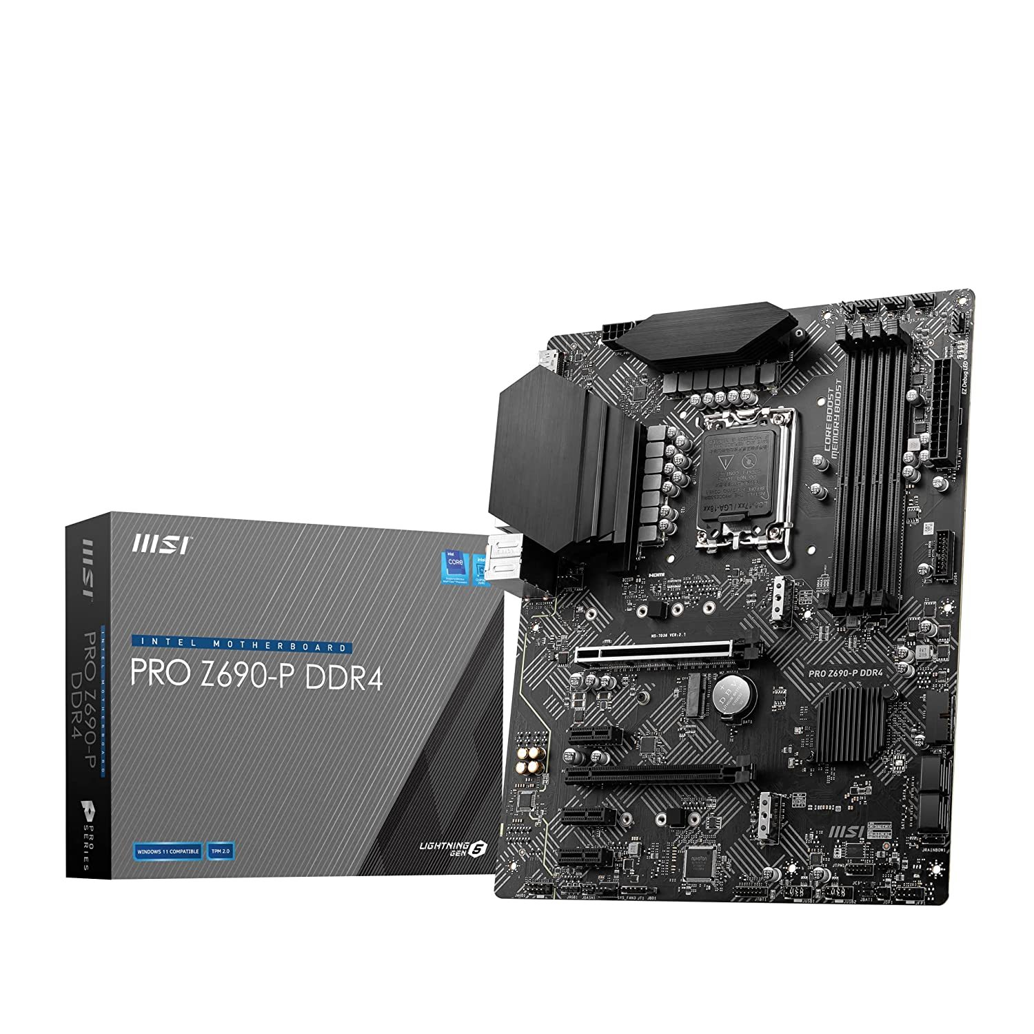 Primary image for MSI PRO Z690-P DDR4 ProSeries Motherboard (ATX, 12th Gen Intel Core, LGA 1700 So