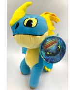 How To Train Your Dragon Hidden World STORMFLY Plush Toy  Blue Large 12 ... - $359.36 MXN