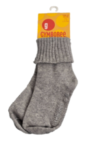 Gymboree Vintage Unisex Baby Toddler Boy Girl Gray Ribbed Roll Cuff Sock... - $8.90