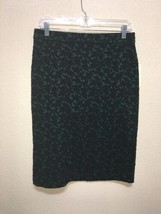 Michael Kors  Straight Pencil Knee-length Midi Skirt EMERALD SZ M NEW - £73.77 GBP