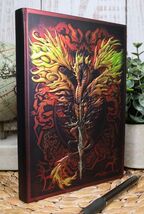Dragon's Lair Fantasy Flame Blade Dragon Embossed Journal Diary Blank No... - $20.49